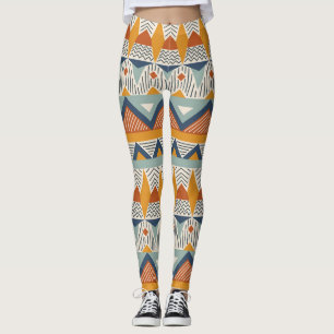 Legging Estilo Navajo - Design de padrão sem costura