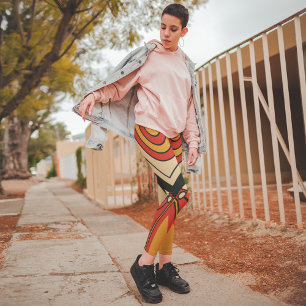 Legging estilo plano aztec tribal