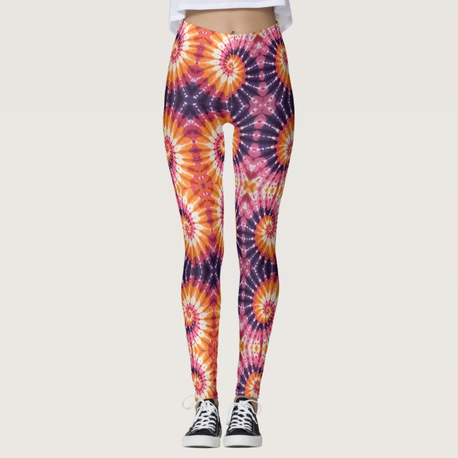 Legging Estilo Tie-Dye Boho (Frente)