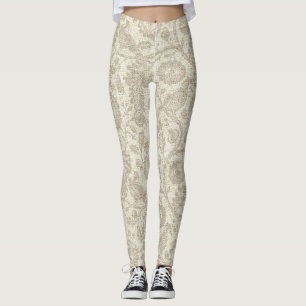 Legging Estilo Vitoriano Vinho Vinho em Cascata Grande Imp