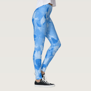 Legging Estilos de Tendy & Comfy - Moda de Corações Azuis