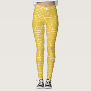 Legging Estrada do Tijolo - Amarelo e transparente