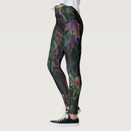 Legging Estranho colorido chamativo ofuscado na segurança