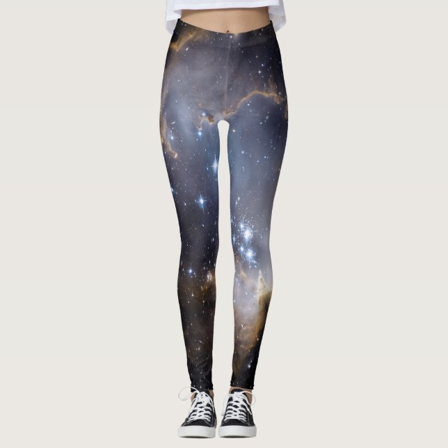 Legging estrela agrupa universo espacial galáxia (Frente)