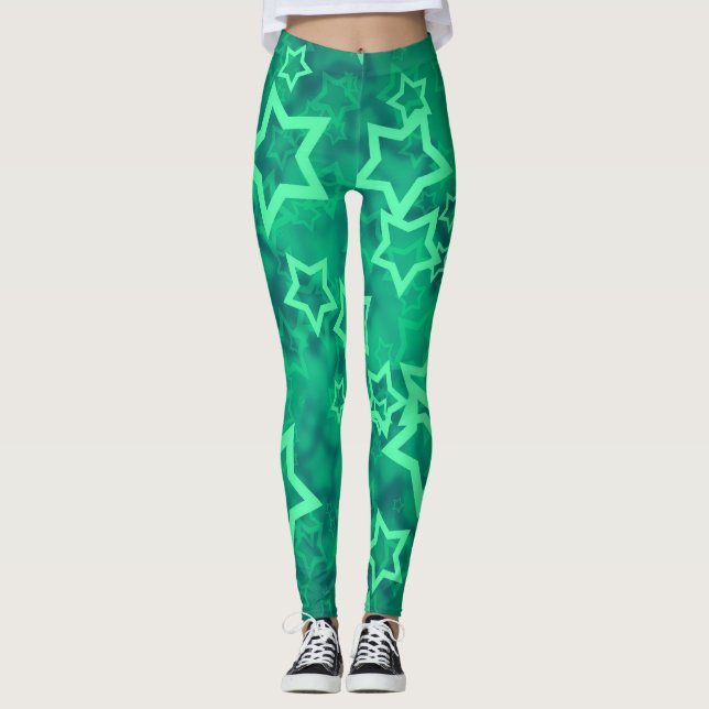 Legging Estrela Verde (Frente)