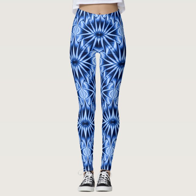 Legging Estrelas Azuis... (Frente)