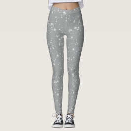 Legging Estrelas de brilho4 - Prata