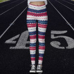 Legging Estrelas e listras - Patriótico - Azul Branco Verm<br><div class="desc">Listras em velhas glórias vermelhas,  velhas glórias azuis e esbranquiçadas com estrelas. Pode ser doado para quase qualquer ocasião. Você tem a opção de usar a ferramenta design para adicionar texto,  se desejar.</div>