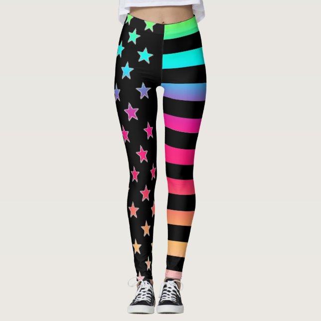 Legging Estrelas E Pernas De Estrelas (Frente)