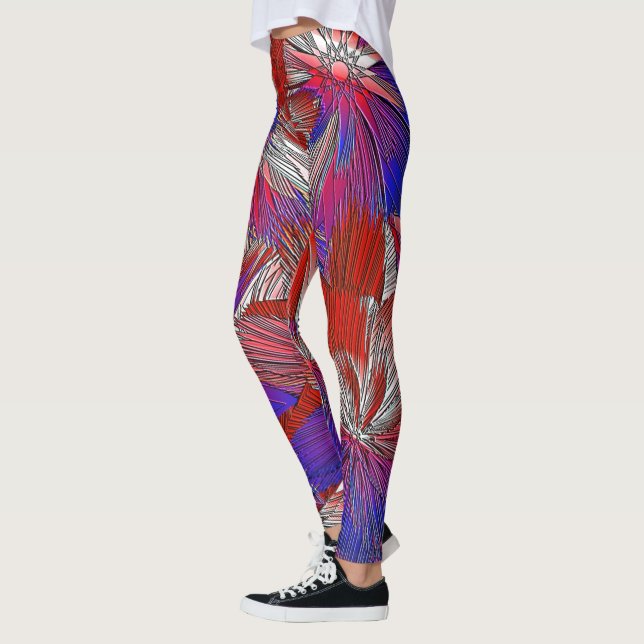 Legging Estrelas Esguichadas (Esquerda)