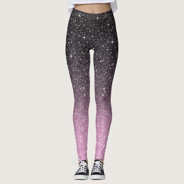 Legging Estrelas Estão Fora Hoje À Noite De Pernas De Moda (Frente)