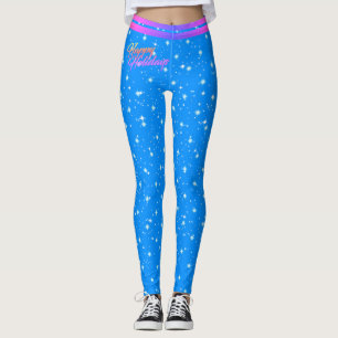 Legging Estrelas / Floco de neve / Natal ligado - (editáve