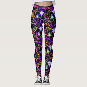 Legging Estrelas no preto.