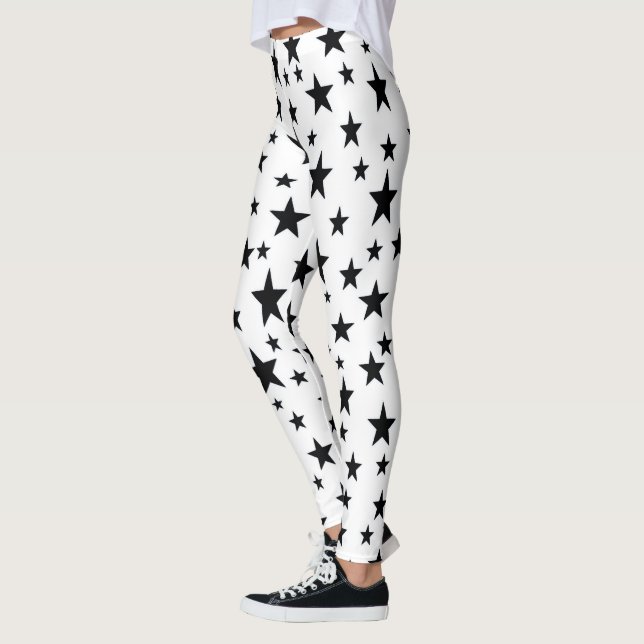Legging Estrelas pretas (Esquerda)