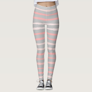 Legging Estrias Orgânicas Cor-de-Rosa Dusty
