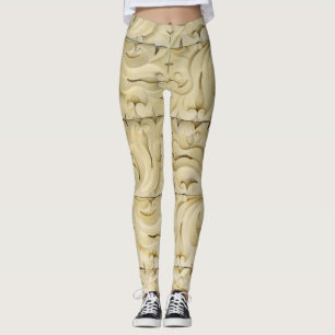 Legging estrutura de textura de azulejos cerâmicos