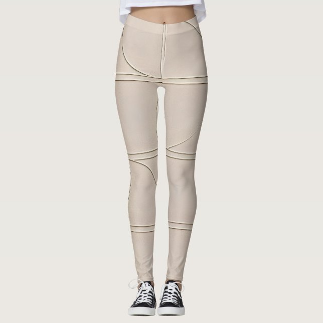 Legging Estúdio para Rua Padrão Mínimo | Moderno  (Frente)