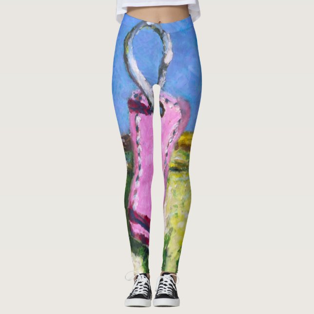 Legging Etiqueta Rosa (Frente)