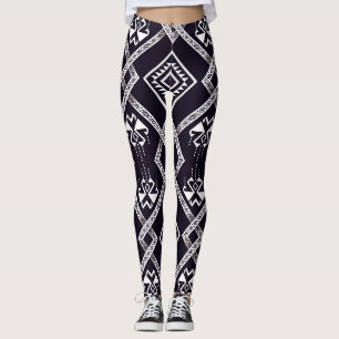 Legging Etnia oriental, tradicional formação contínua.