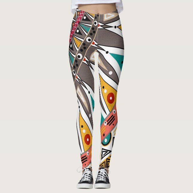 Legging Étnica, ornamento (Frente)