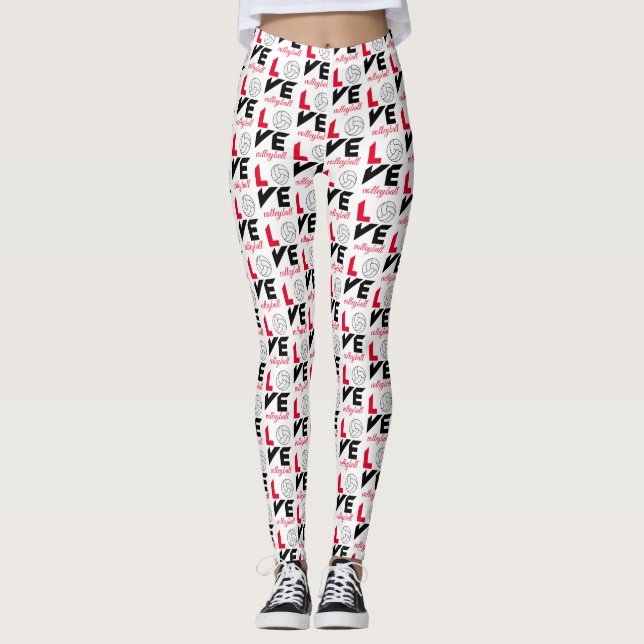 Legging Eu adoro vôlei (Frente)