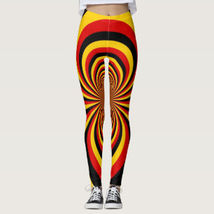 Legging Eu Amo A Impressão De Arte Da Alemanha Nacional