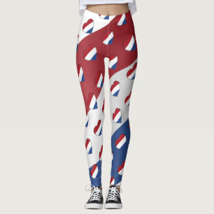 Legging Eu Amo As Cores De Bandeira Holandesas Engraçadas
