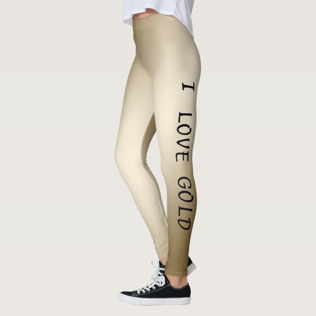 LEGGING EU AMO DOURADO (Esquerda)
