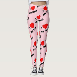 Legging Eu Amo Meu Gato