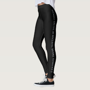 LEGGING EU JURO SOLEMNEMENTE QUE NÃO PRETENDO NADA DE BOM™
