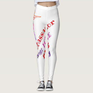 Legging EU SOU embaixador do SEU AMOR Camiseta