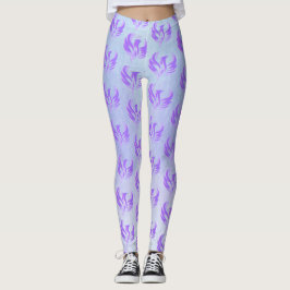 Legging Eu Sou Pássaro de Fogo Chama Violeta - Feminino Sa