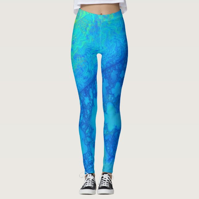 Legging Europa JellyFish 3D Fractal (Frente)