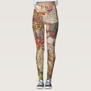 Legging Europa Viagem Vintage Europa Paris França Art