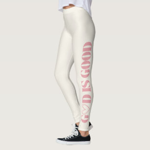 Legging Evento da Igreja Baseada na Fé 'Deus É Bom' Warm C