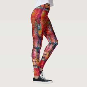 Legging EXCALIBUR, Espada Mágica, Fantasia Negra Roxa Ver