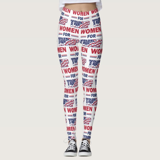 Legging Excelente Mulheres por Trump Keep America (Frente)