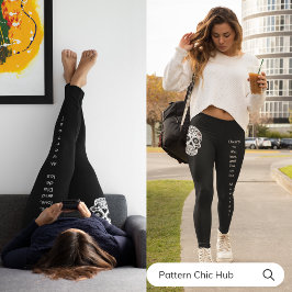 Legging Exercício divertido de Na moda, trabalho mulheres 