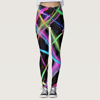 Legging Exibição de luz neon