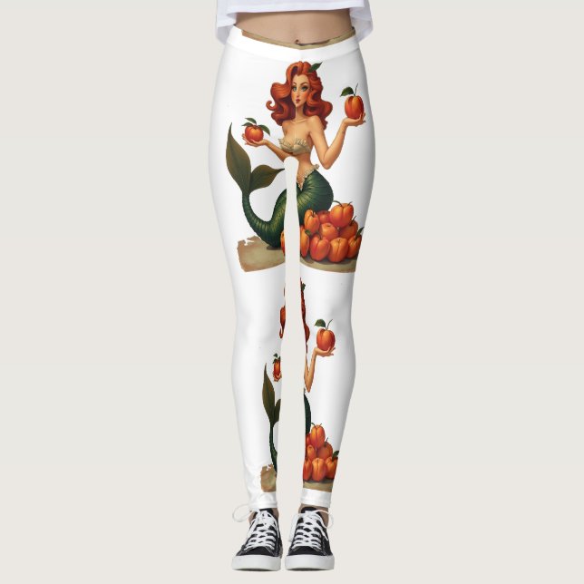 Legging Experimente Minha Sereia Mermaid Thunder_Cove (Frente)