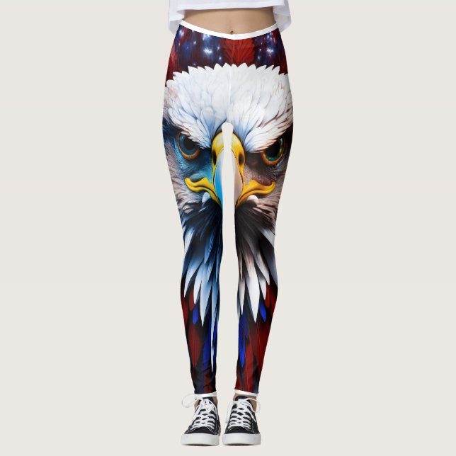 Legging Explore nossa coleção de calças de tatuagem de águ (Frente)