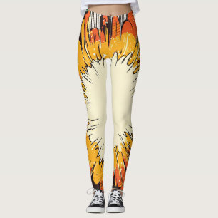 Legging Explosão de Pop de estilo cômico (6)