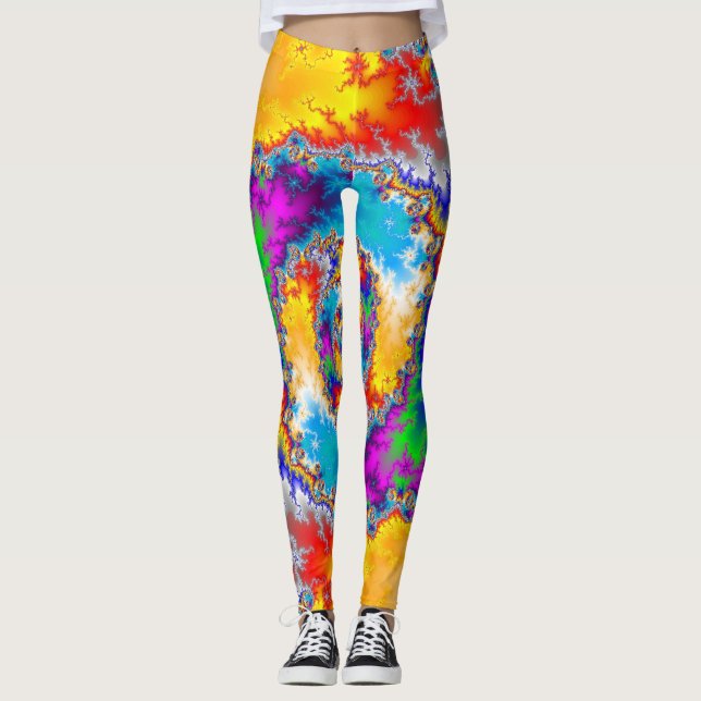 Legging Explosão Fractal (Frente)
