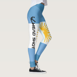 Legging Fã Personalizado de Futebol da Argentina