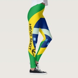 Legging Fã Personalizado do Futebol Brasileiro