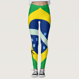 Legging Fã Personalizado do Futebol Brasileiro