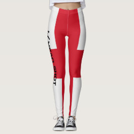Legging Fã Personalizado do Futebol Inglês