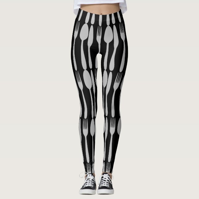 Legging Faca Garfo Colher Talheres Talheres (Frente)