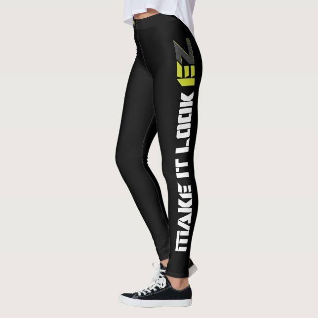 Legging FAÇA-LHE as caneleiras das mulheres do OLHAR EZ (Esquerda)