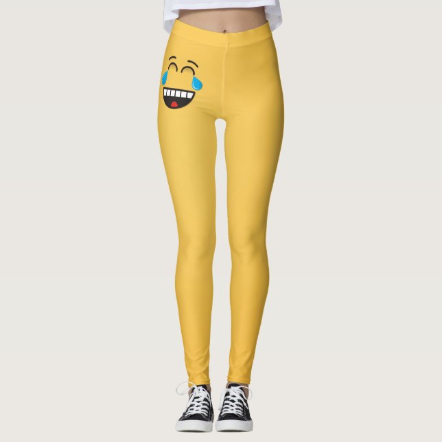 Legging Face com lágrimas de alegria (Frente)